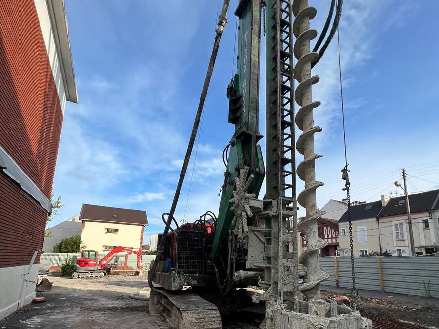 Chantier du groupe scolaire de Deuil-la-Barre (95) — vue 3
