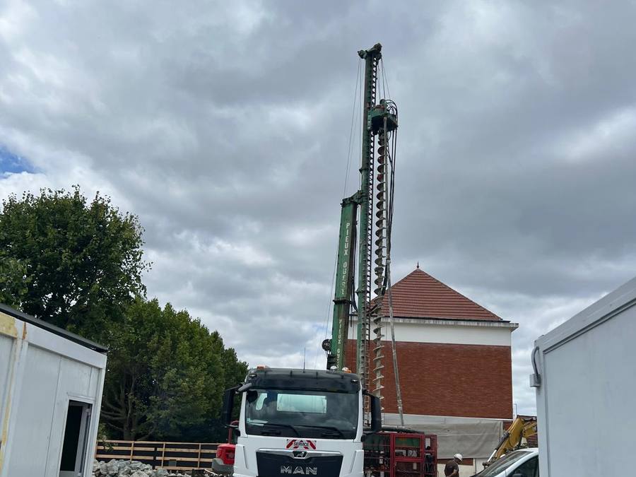 Chantier du groupe scolaire de Deuil-la-Barre (95) — vue 4