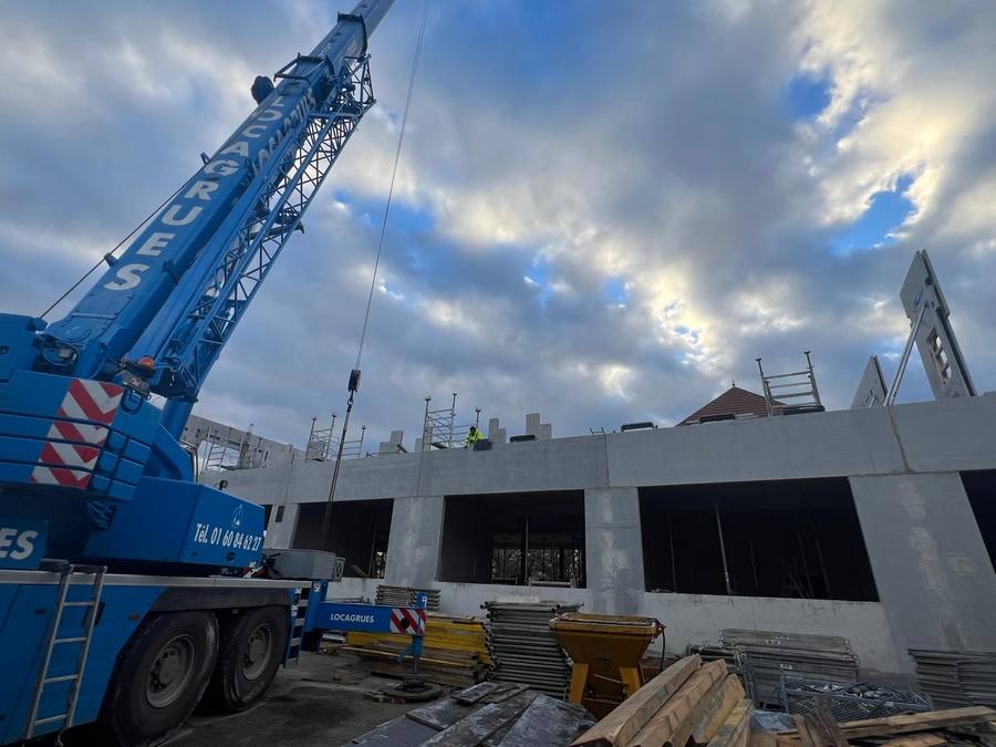 Chantier du groupe scolaire de Deuil-la-Barre (95) — vue 5