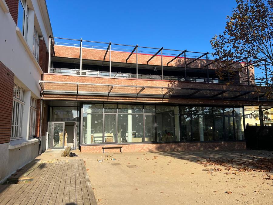 Chantier du groupe scolaire de Deuil-la-Barre (95) — vue 12