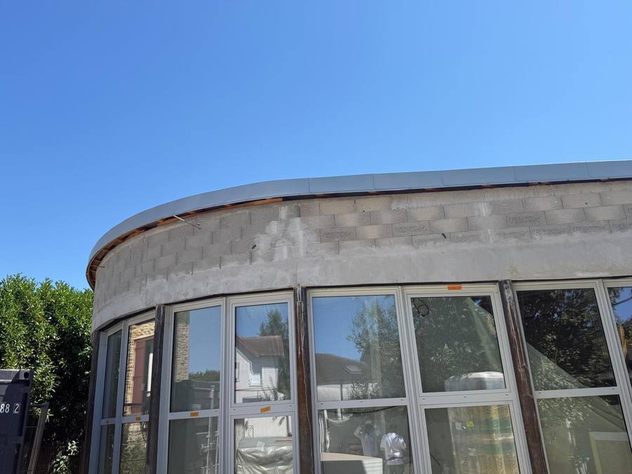 Chantier du groupe scolaire de Fontenay-Trésigny (77) — vue 1