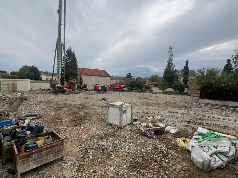 Chantier du groupe scolaire de Fontenay-Trésigny (77) — vue 4