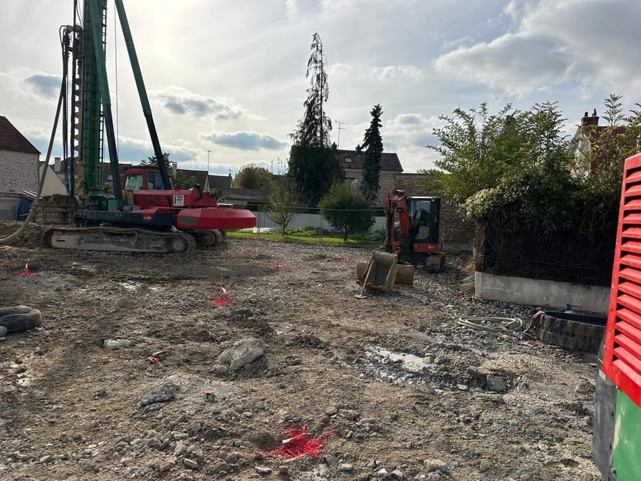 Chantier du groupe scolaire de Fontenay-Trésigny (77) — vue 5