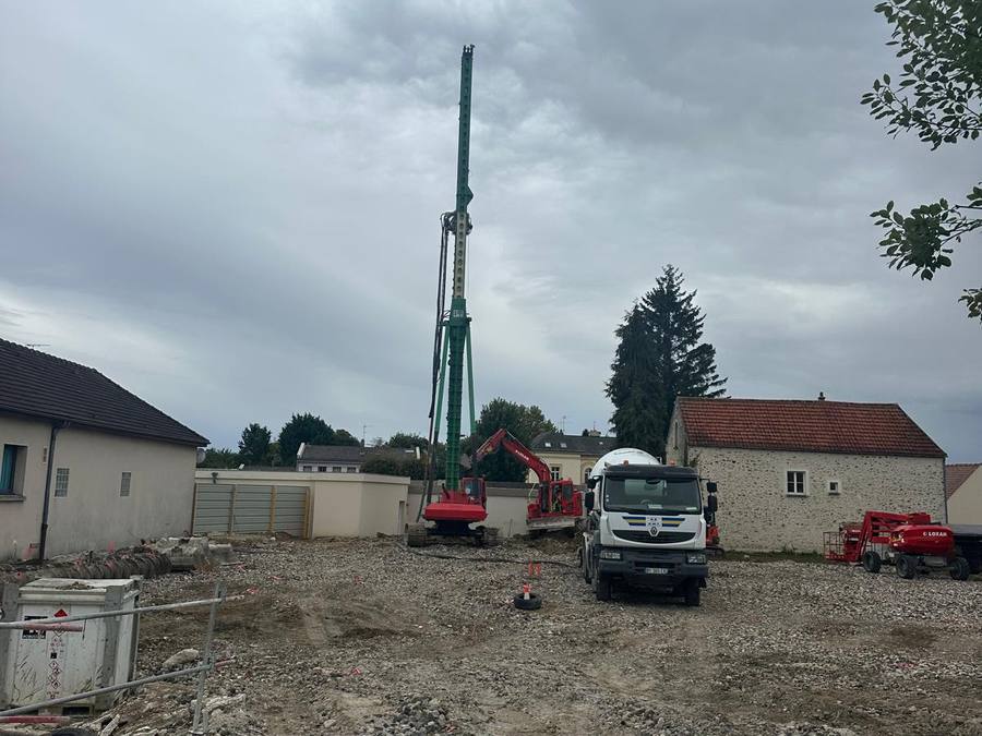 Chantier du groupe scolaire de Fontenay-Trésigny (77) — vue 6