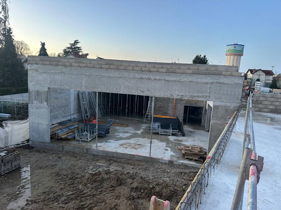 Chantier du groupe scolaire de Fontenay-Trésigny (77) — vue 7