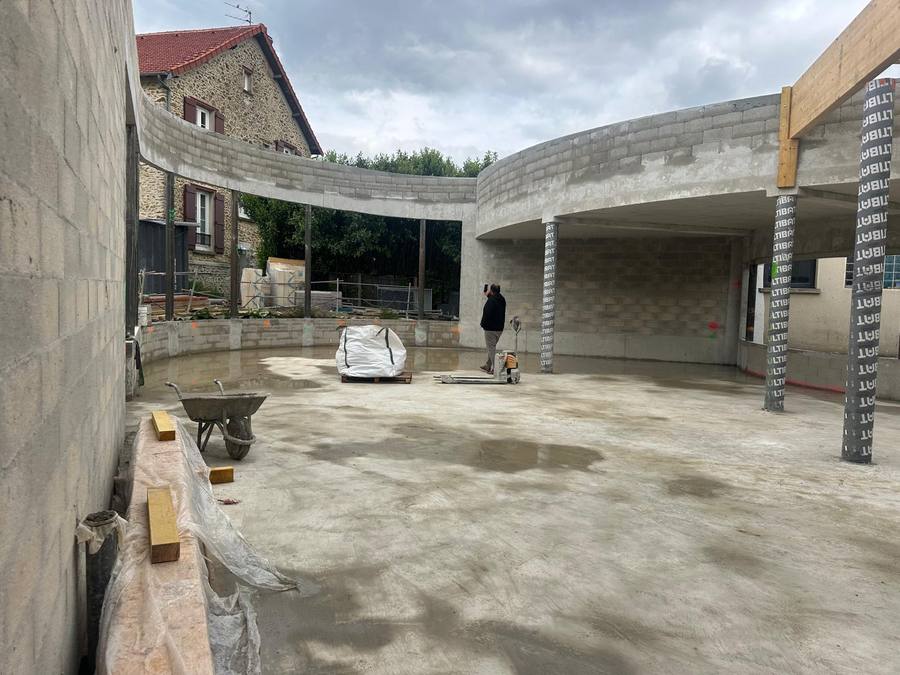 Chantier du groupe scolaire de Fontenay-Trésigny (77) — vue 8
