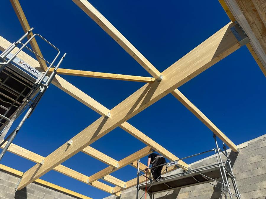 Chantier du groupe scolaire de Fontenay-Trésigny (77) — vue 11