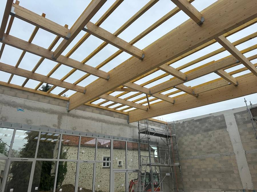 Chantier du groupe scolaire de Fontenay-Trésigny (77) — vue 14
