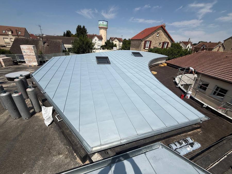 Chantier du groupe scolaire de Fontenay-Trésigny (77) — vue 15