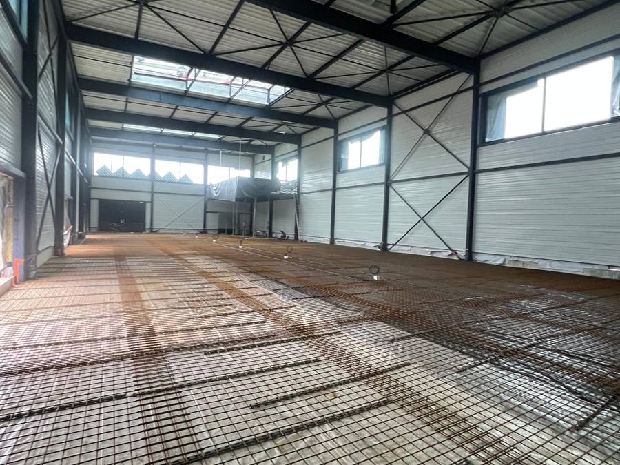 Chantier du bâtiment vestiaires du Camp des Loges (78) — vue 7