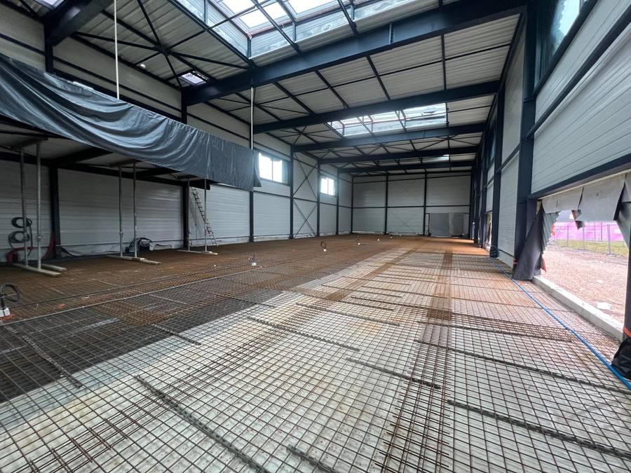 Chantier du bâtiment vestiaires du Camp des Loges (78) — vue 8