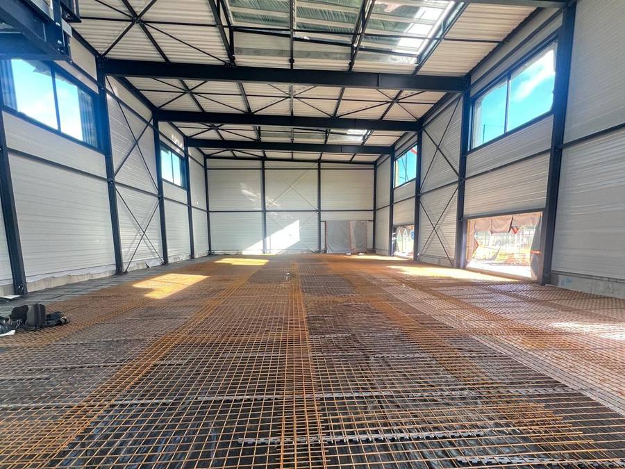 Chantier du bâtiment vestiaires du Camp des Loges (78) — vue 9