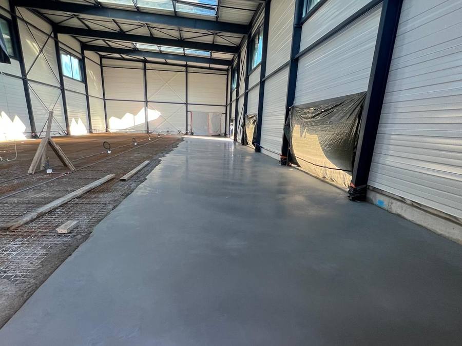 Chantier du bâtiment vestiaires du Camp des Loges (78) — vue 14