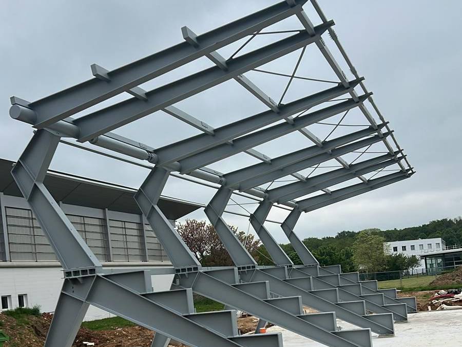 Chantier de la tribune du stade de Méru (60) — vue 6