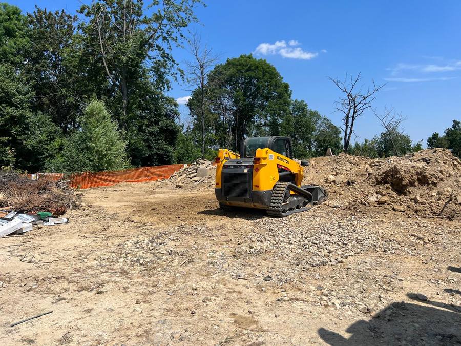 Chantier de la déchèterie de Saclay (91) — vue 1