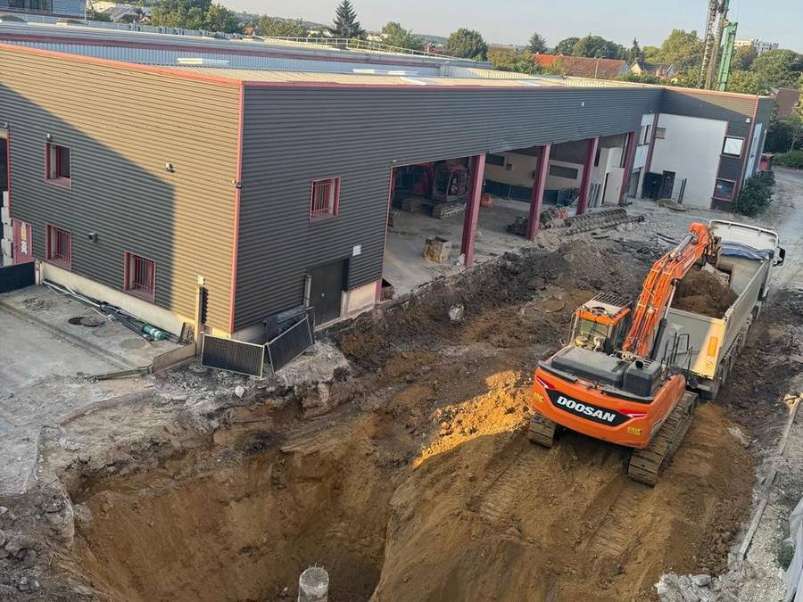 Chantier du centre de tri de Sevran (93) — vue 2