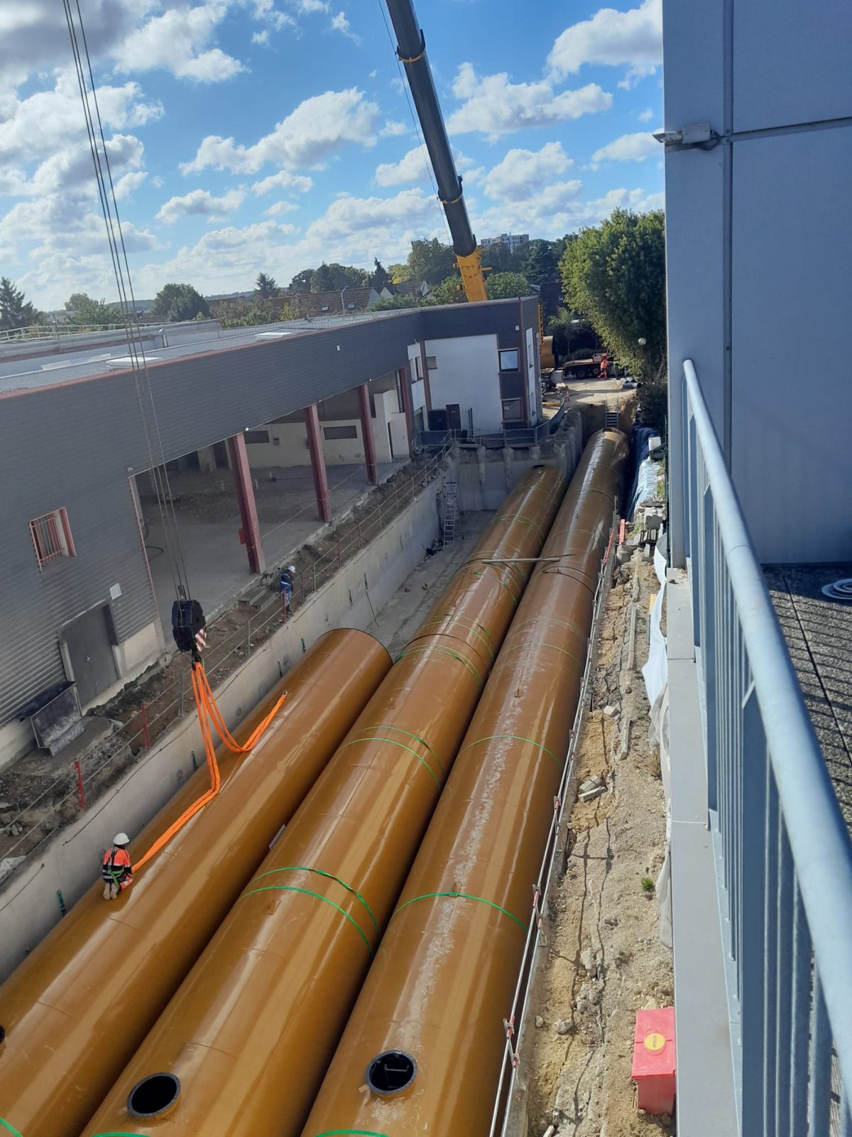 Chantier du centre de tri de Sevran (93) — vue 13